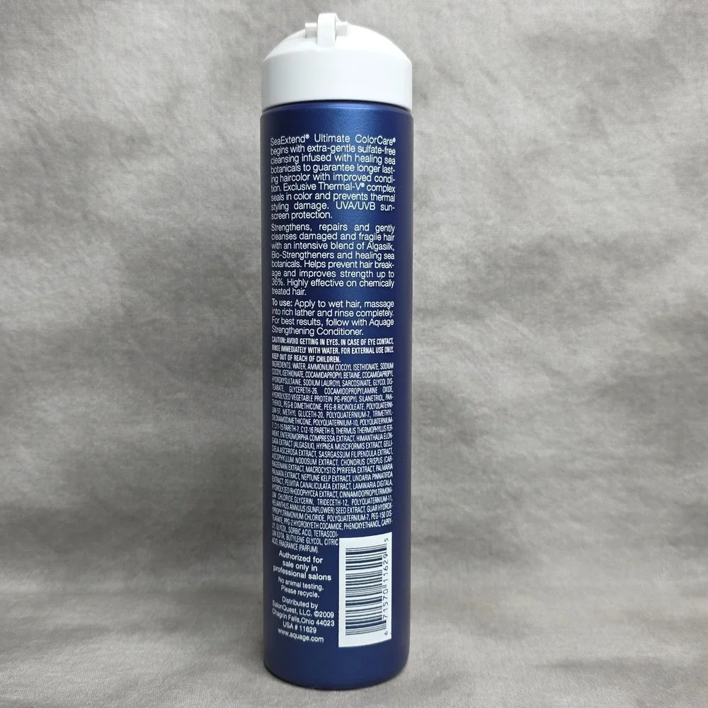 AQUAGE Strengthening SHAMPOO Repairs Damaged & Fragile‎ Hair 10 fl oz